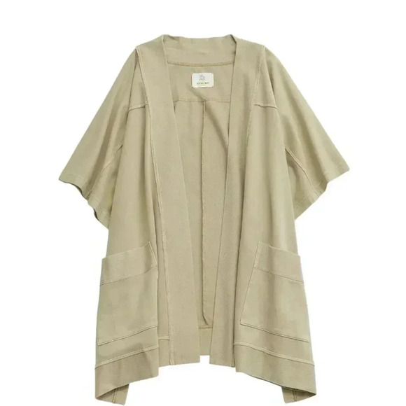 Aerie Offline Terry Cape Cardigan Sweater Oversized Size L/XL - Picture 3 of 12